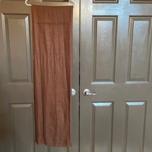 Beautiful Rich Brown Belgian Linen Drape in Excellent condition!